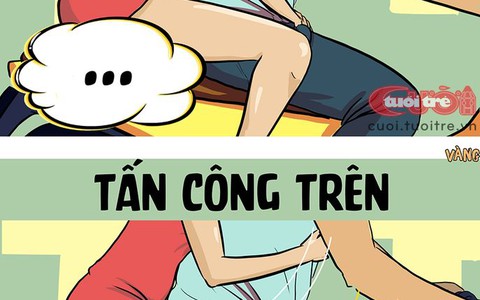 Người đi đường mắc cỡ với cuộc chiến 'bàn tay hư'