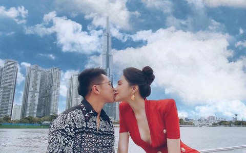 Hương Giang lần đầu công khai khóa môi Matt Liu