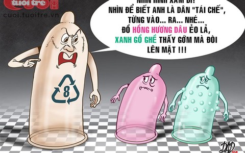 Chuyện gì cũng có thể xảy ra: Tái chế 324.000 bao cao su đã qua sử dụng