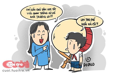 Thu mỗi học sinh 150.000 tiền 'trực đánh trống, vệ sinh' vì 'sợ con bẩn tay'