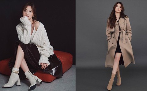 Song Hye Kyo gợi cảm bất ngờ với style tóc nâu môi trầm