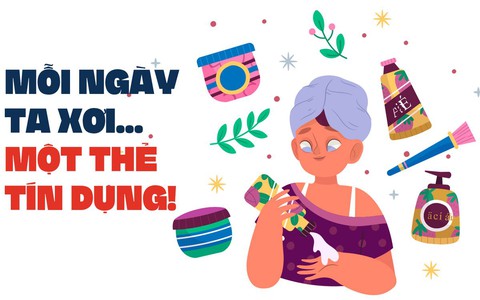 Mỗi ngày chúng ta xơi...một thẻ tín dụng!