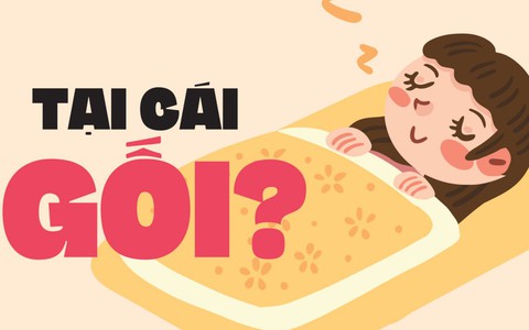 Đau đầu, cứng cổ… tại cái gối?