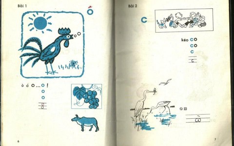 Thế hệ 8x, 9x bùi ngùi nhớ lại sách giáo khoa Tiếng Việt lớp 1 xưa