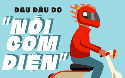Đau đầu do 'nồi cơm điện'