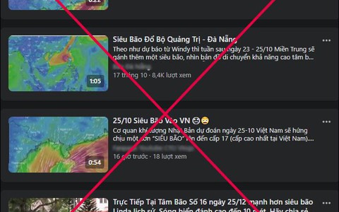 Cẩn thận 'fake news', lừa đảo từ thiện trong mùa bão lũ