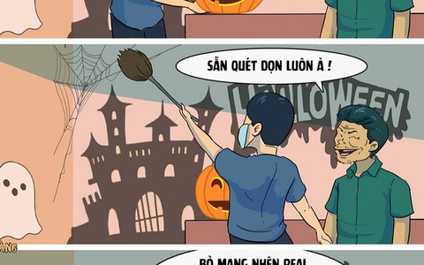 Trang trí Halloween năm 2020: Thay đồ thật bằng đồ fake