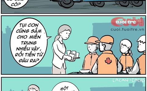 Điểm dừng chân yêu thương cho các đoàn từ thiện hướng về miền Trung