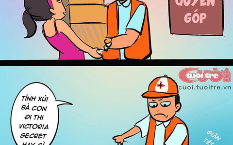 Khi cô nàng yêu thời trang quyên góp từ thiện