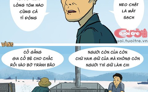 Người dân miền Trung đối mặt với cơn bão cuồng phong mạnh nhất năm