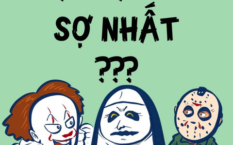 Nhân vật nào gây ám ảnh nhất đêm hội hóa trang Halloween?