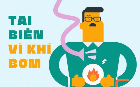 Mổ nội soi, tai biến vì khí bơm