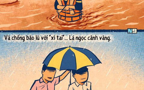 Chống bão lũ kiểu 'lá ngọc cành vàng'