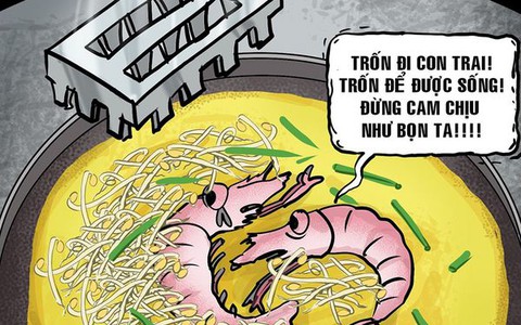 Quán bánh xèo 'Thời Trung Cổ' chuyên tra tấn trẻ em