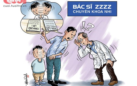 Bác sĩ xem giúp, cháu nó cứ lắc đầu hoài
