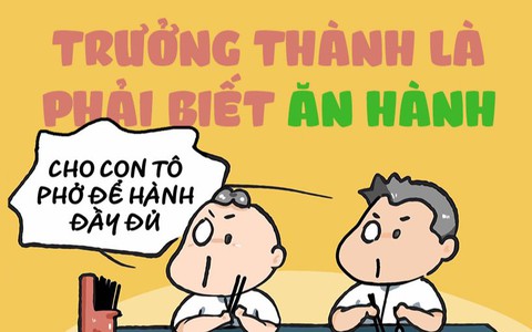 Trưởng thành là khi ta biết... ăn hành