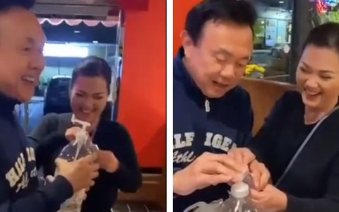 Hình ảnh vui đùa cuối cùng của vợ chồng NS Chí Tài