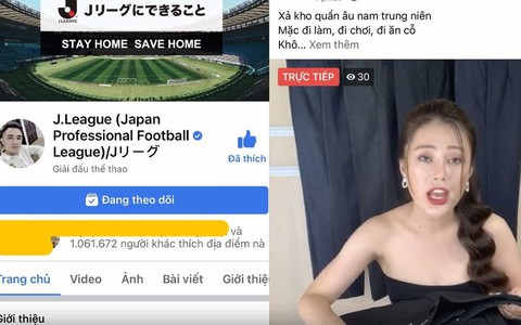 Hacker Việt chiếm tài khoản J League để livestream bán hàng