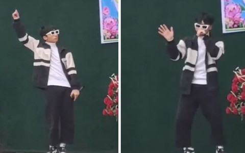 Nam sinh hát 'Em của ngày hôm qua' mà cứ ngỡ Sơn Tùng MTP về trường