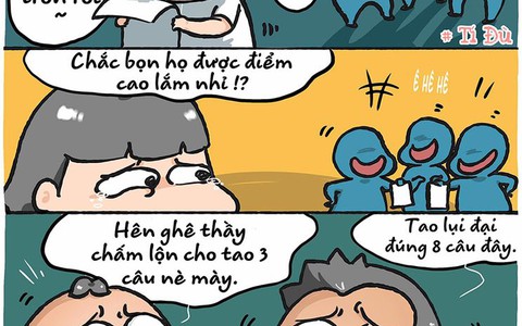 Điểm thi học kỳ: Niềm vui có nhiều cung bậc, có lắm level