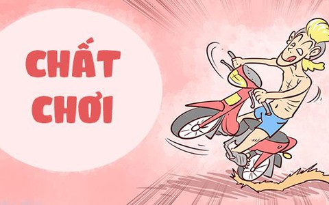Chất chơi là phải đi xe có người đẩy