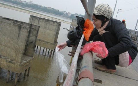 Cúng ông Công ông Táo: Đốt vàng mã vừa phải, đừng quẳng cá chép