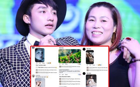 Netizen tràn vào Facebook mẹ Sơn Tùng để gửi 'ảnh nóng' của Hải Tú