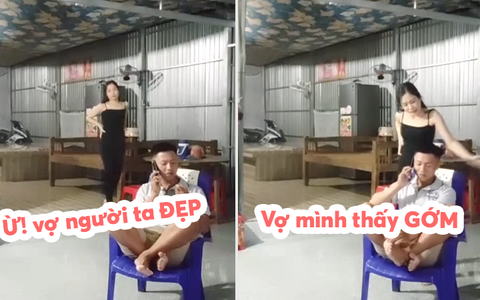 'Vợ người ta đẹp, còn vợ mình xấu hoắc'