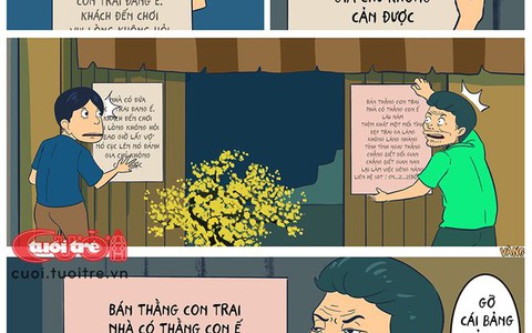 Đã tìm ra thủ phạm gắn tấm bảng 'Nhà có đứa con trai ế'