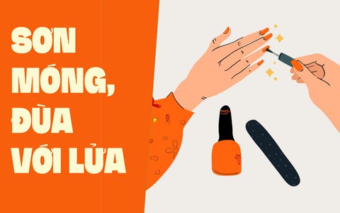 Mỗi lần sơn phết, bộ móng 'ăn' đủ 10.000 loại hóa chất!