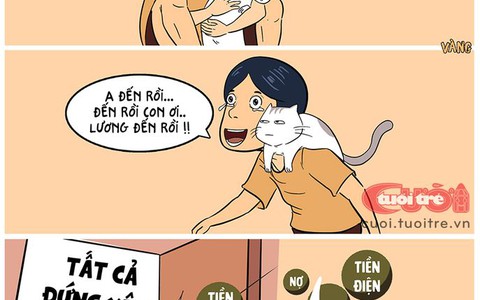 Chuyện về chàng trai và chú mèo sắp... hết thở