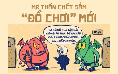 Mr. Thần Chết trang bị đồ chơi mới cho đàn em