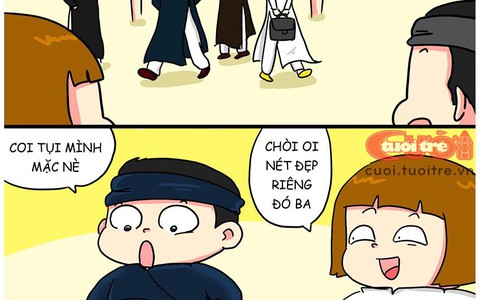 Phụ nữ hay nam giới mặc áo dài phù hợp hơn?