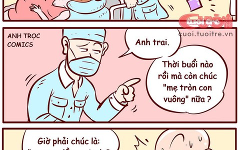 Mẹ tròn con vuông theo trend xờ-que-cồ