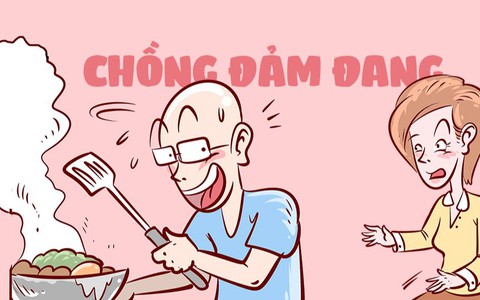 Vợ tí ngất vì lão chồng đột nhiên đảm đang hết công suất