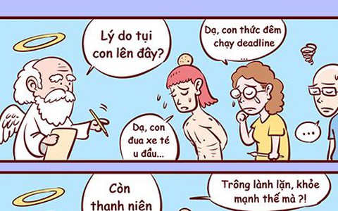 Khỏe mạnh thế mà cũng lên thiên đàng ngồi sofa?