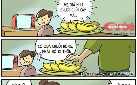 Mẹ già như chuối chín cây, và mẹ cũng rất nhạy cảm nữa