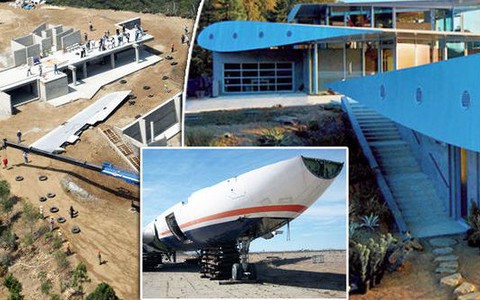 Lâu đài làm trong 15 năm từ máy bay  BOEING 747