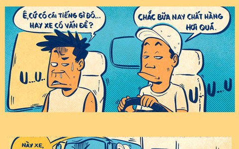 Xe chở quá tải, vừa nguy hiểm vừa phá hoại