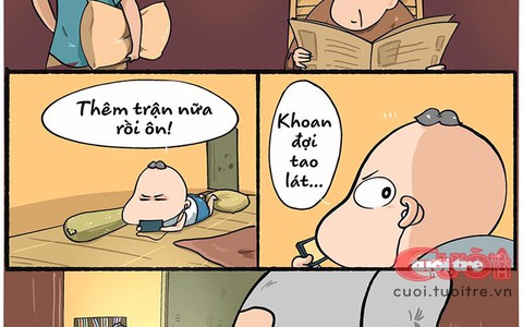 Ngoại cũng bước vào mùa thi học kỳ 2