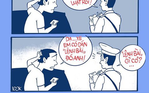 Tài xế dằn mặt CSGT bằng "lệnh bài miễn tử"