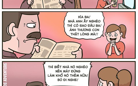 Nhà nó nghèo!