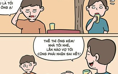 Vợ nhận lỗi: Đúng là tôi đã sai!