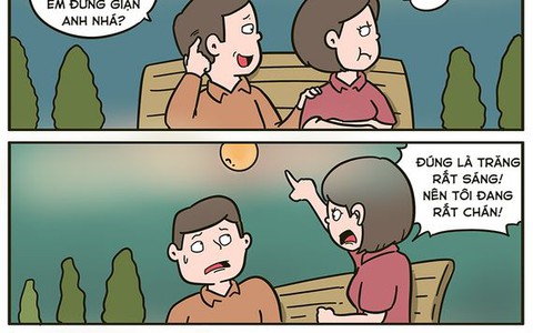 Đêm trăng sáng, chàng trai làm thơ xin lỗi nhưng bất thành