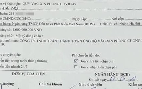 Trấn Thành ủng hộ 1tỉ đồng vào Quỹ vaccine phòng COVID-19