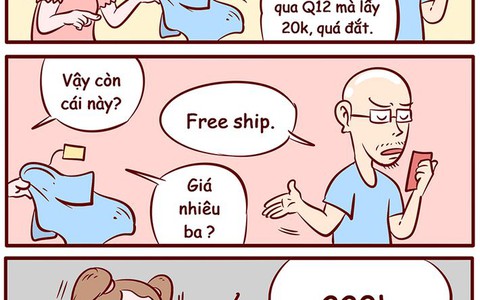 Áp dụng toán tiểu học để mua hàng online