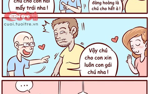 Cứ xin đàng hoàng, cái gì chú cũng cho hết