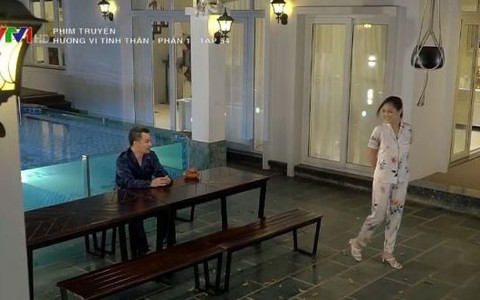Thu Quỳnh mang bầu vẫn 'diện' giày cao gót trong Hương vị tình thân