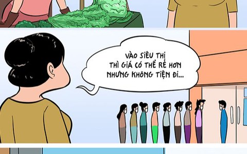Bà nội trợ 'ngã ngửa' vì rau mắc như thịt