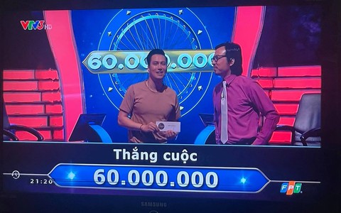 Diễn viên Việt Anh thắng đậm 'Ai là triệu phú'